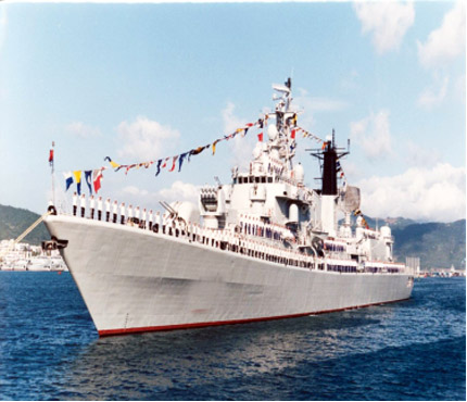某新型第二代導彈驅(qū)逐艦