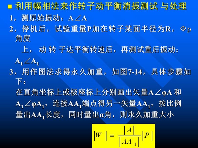 利用幅相法來作轉(zhuǎn)子動(dòng)平衡消振測試與處理